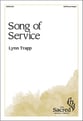 Song of Service SATB choral sheet music cover